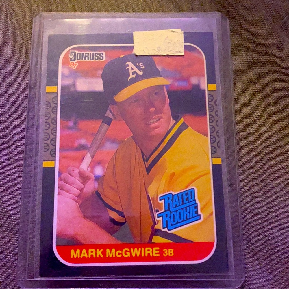 Mark McGwire 1986 ROOKIE CARD 10/10 !! DonRuss